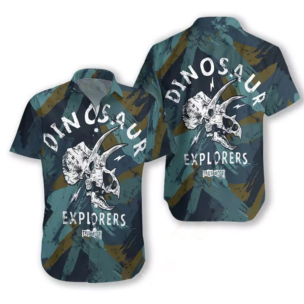 Dinosaur Hawaiian shirts