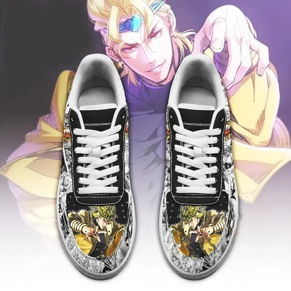 Dio Brando Manga Style Jojo’s Anime Fan Gift Amazon Nike Air Force Shoes