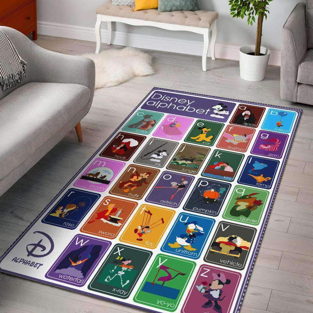 Disney Alphabet Area Limited Edition Rug 5 Disney Alphabet Area Limited Edition Rug