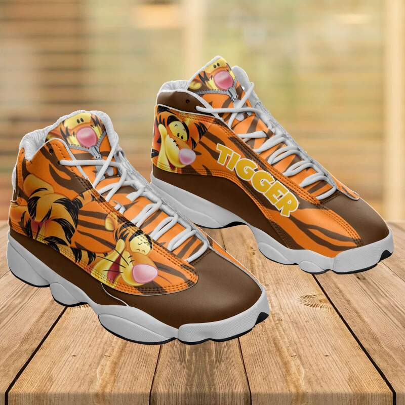 Disney Pooh Tigger Air Jordan Shoes