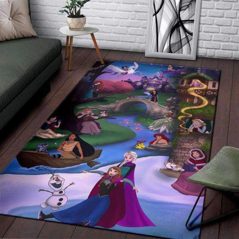 Disney Princess Snow White Cinderella Aurora Ariel Jasmine Decorative Floor Rug 10 Disney Princess Snow White Cinderella Aurora Ariel Jasmine Decorative Floor Rug