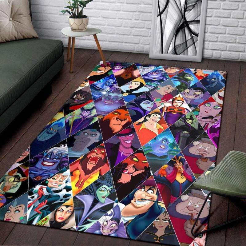 Disney Villains Decorative Floor Rug 3 Disney Villains Decorative Floor Rug