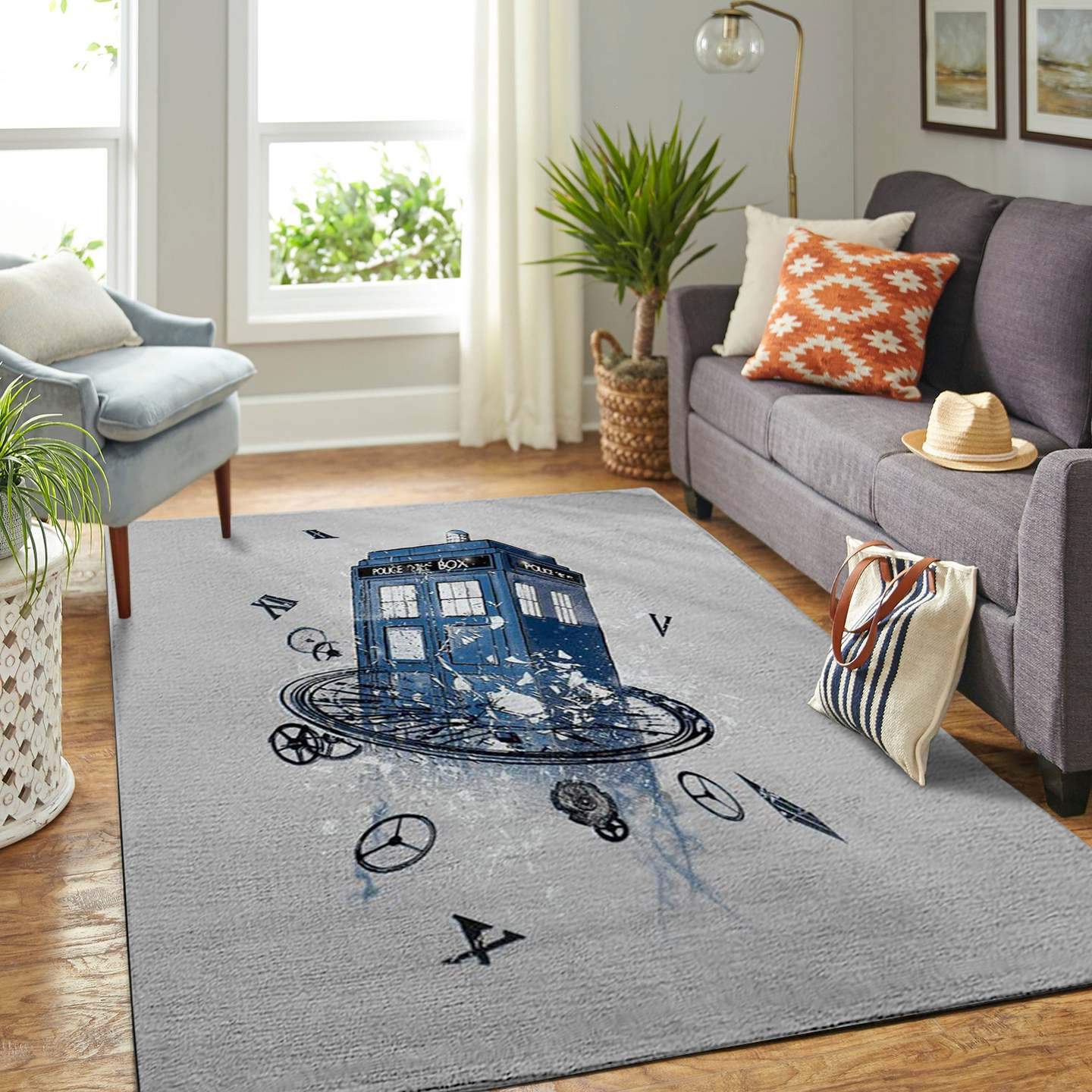 Doctor Who Police Box Area Limited Edition Rug