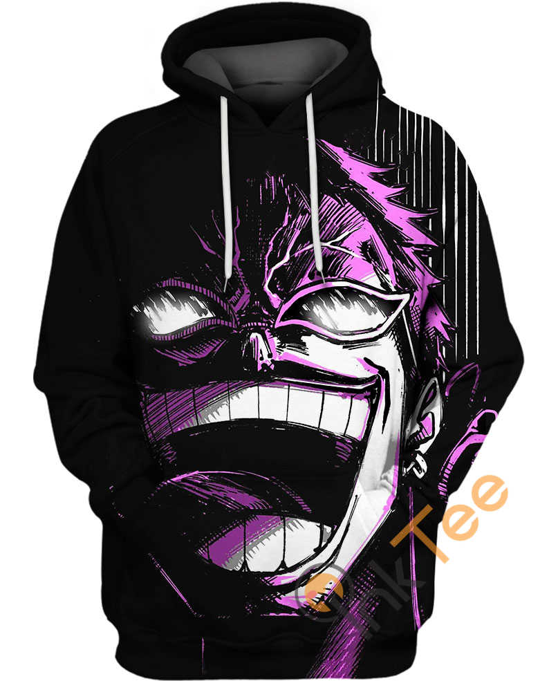 Doflamingo Laugh Hoodie 3D 1 Doflamingo Laugh Hoodie 3D