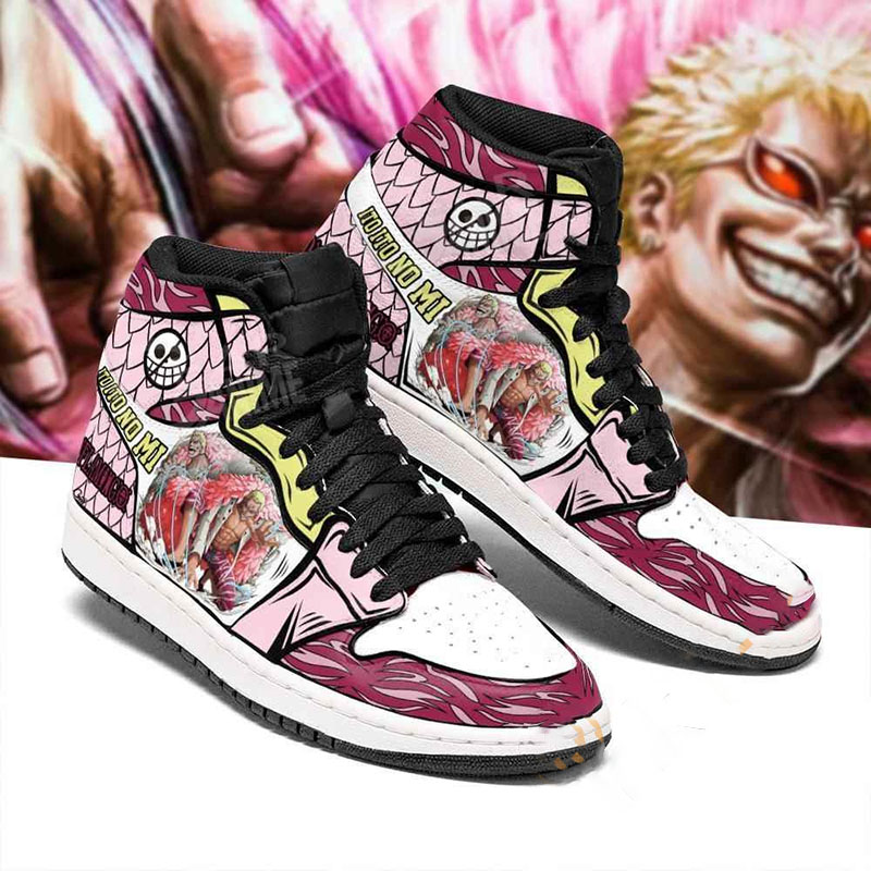 Doflamingo One Piece Sneakers Anime Air Jordan Shoes