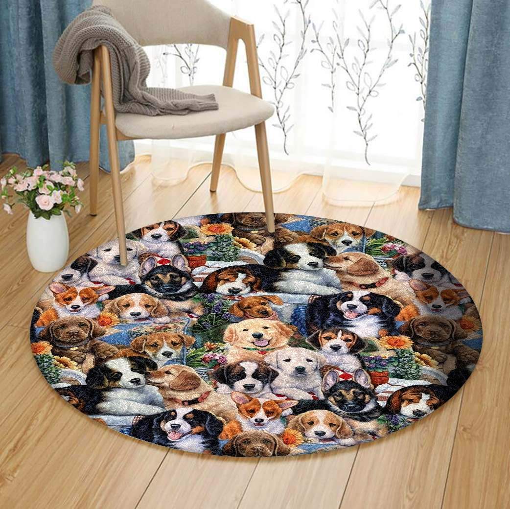 Dog Limited Edition Round Rug
