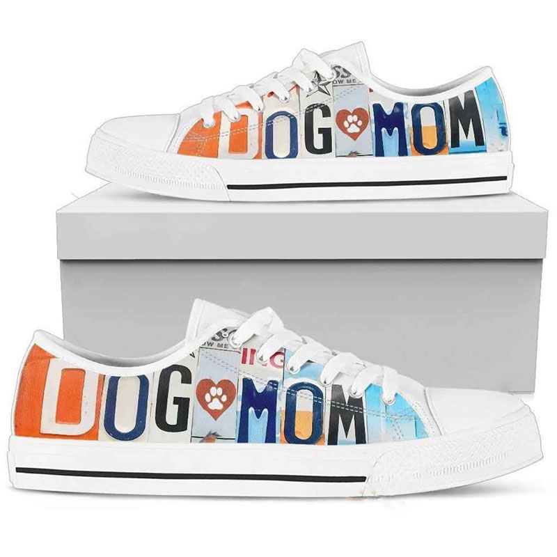 Dog Mom Low Top Shoes