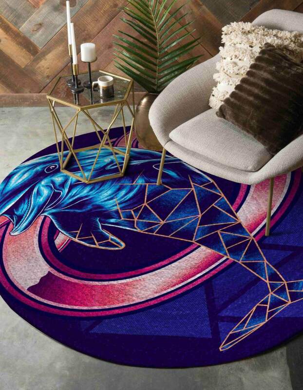 Dolphin Limited Edition Round Rug