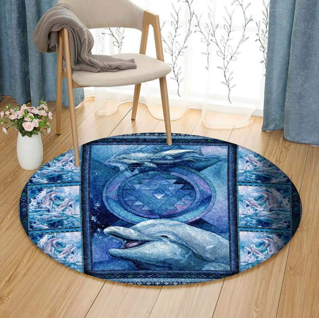 Dolphin Limited Edition Round Rug