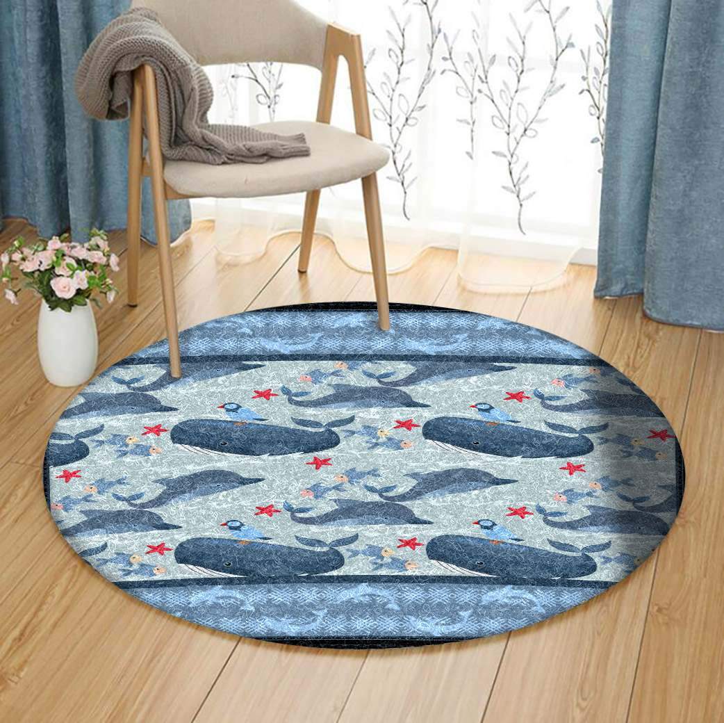 Dolphin Limited Edition Round Rug