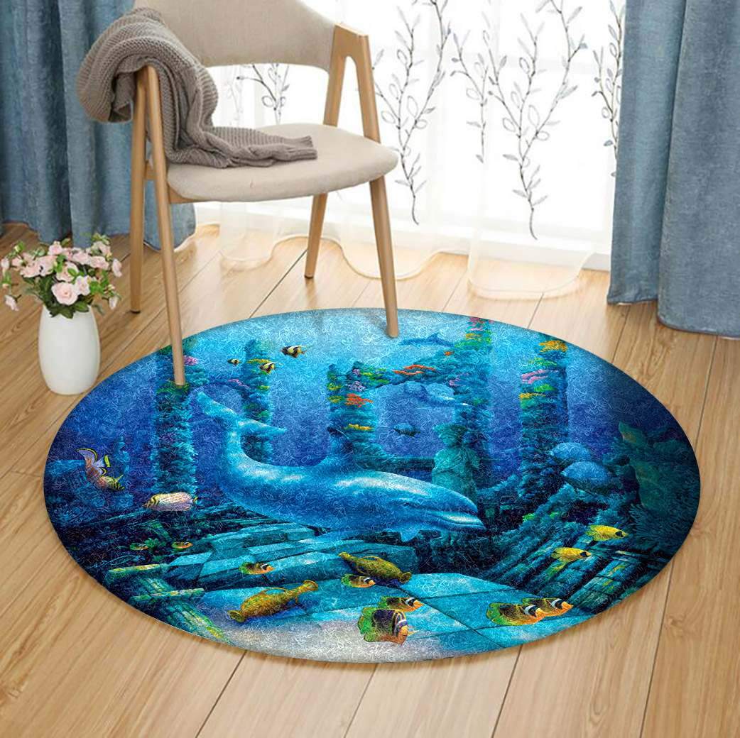 Dolphin Limited Edition Round Rug