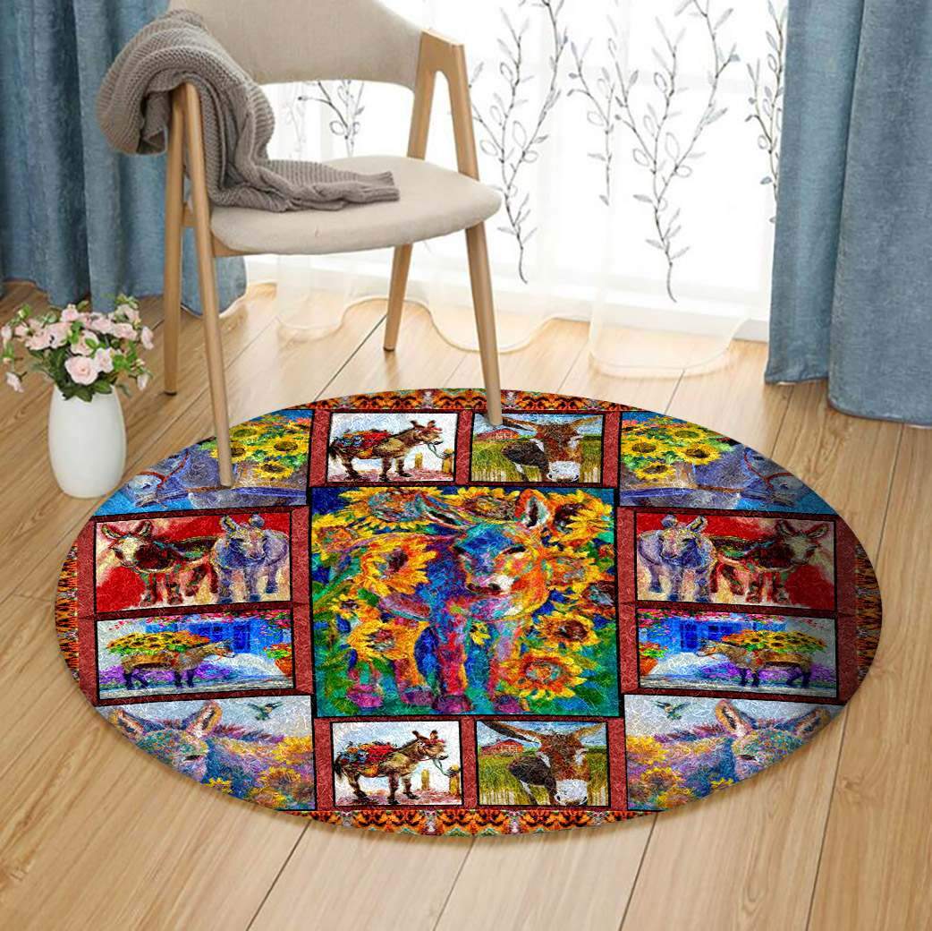 Donkey Limited Edition Round Rug 5 Donkey Limited Edition Round Rug