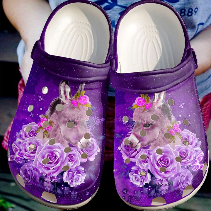 Donkey Lovely Crocs Clog Shoes