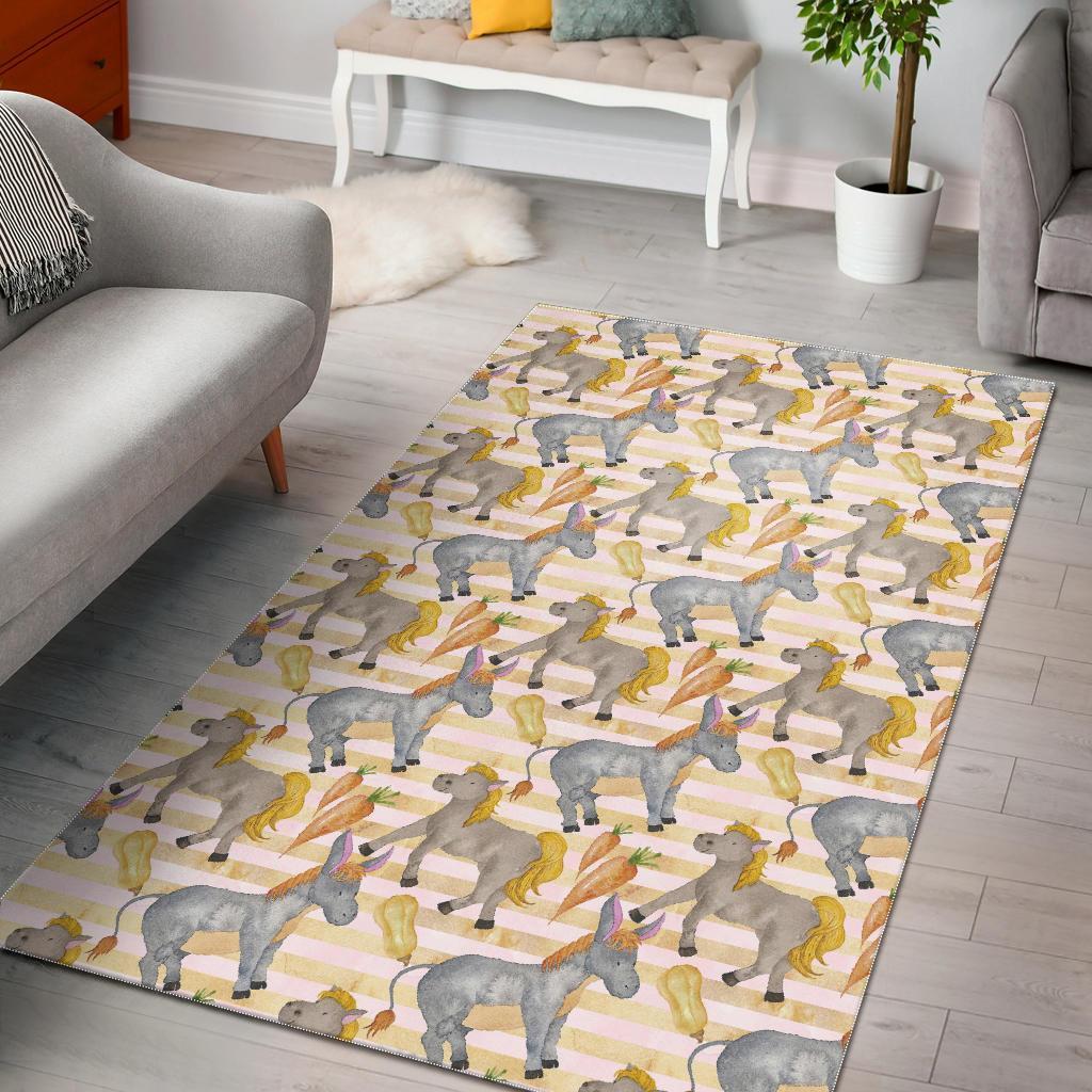 Donkey Pattern Print Area Limited Edition Rug 3 Donkey Pattern Print Area Limited Edition Rug