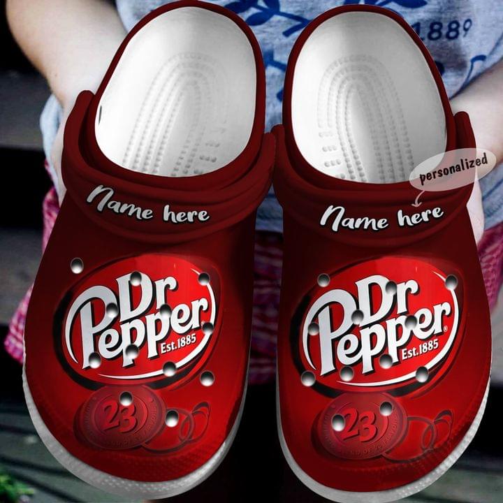Dr Pepper Custom Personalized Name Crocs Clog Shoes 5 Dr Pepper Custom Personalized Name Crocs Clog Shoes