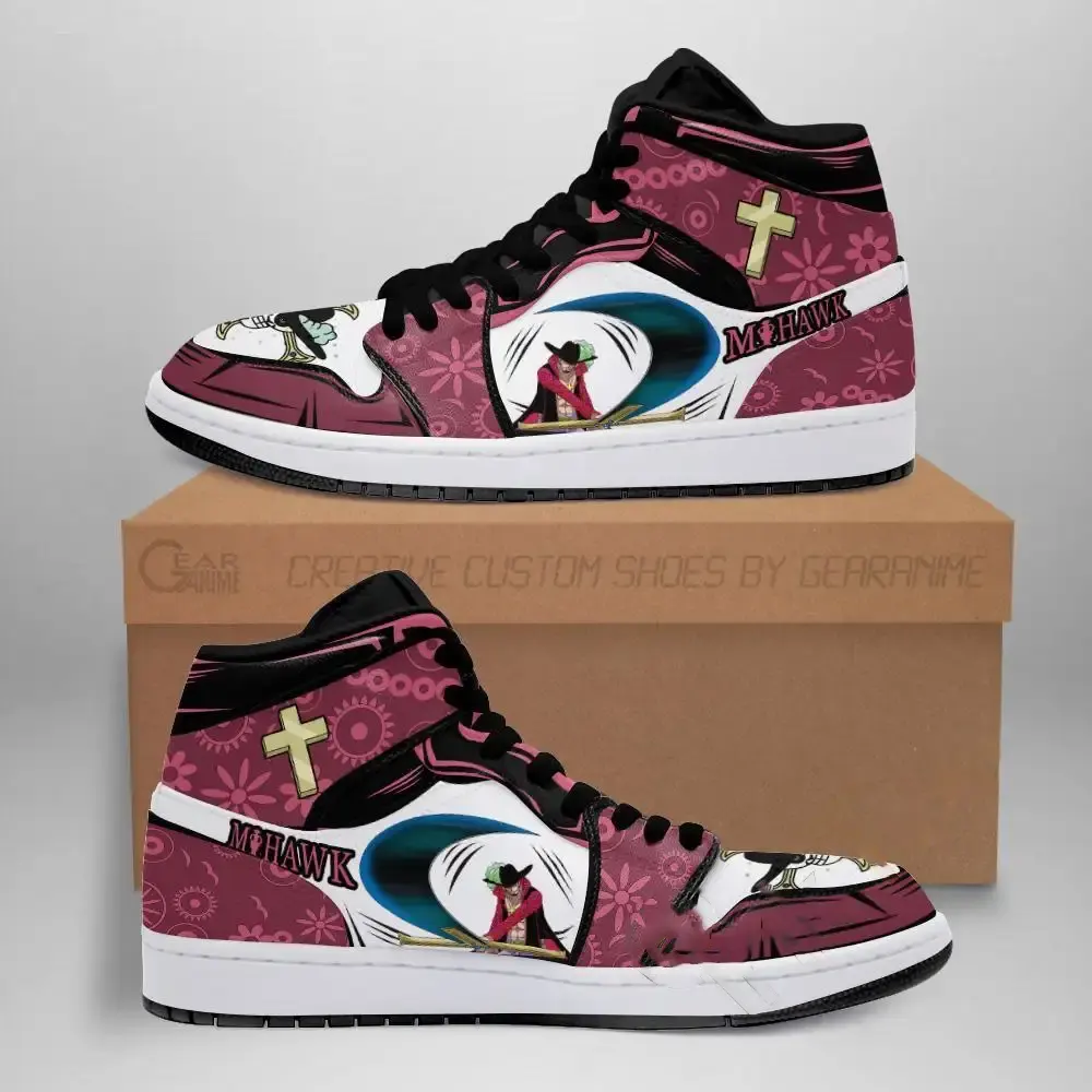 Dracule Mihawk One Piece Anime Amazon Air Jordan Shoes