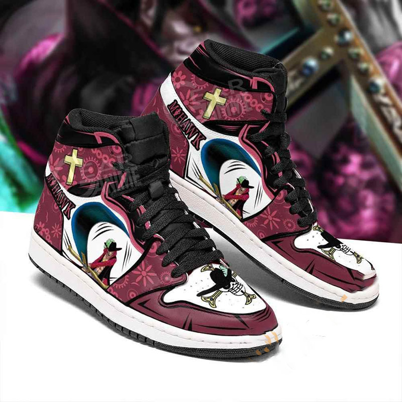 Dracule Mihawk One Piece Sneakers Anime Air Jordan Shoes 5 Dracule Mihawk One Piece Sneakers Anime Air Jordan Shoes