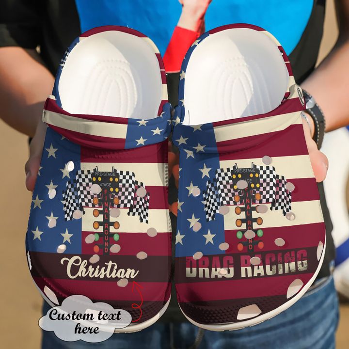 Drag Racing Personalized Crocs Clog Shoes 1 Drag Racing Personalized Crocs Clog Shoes