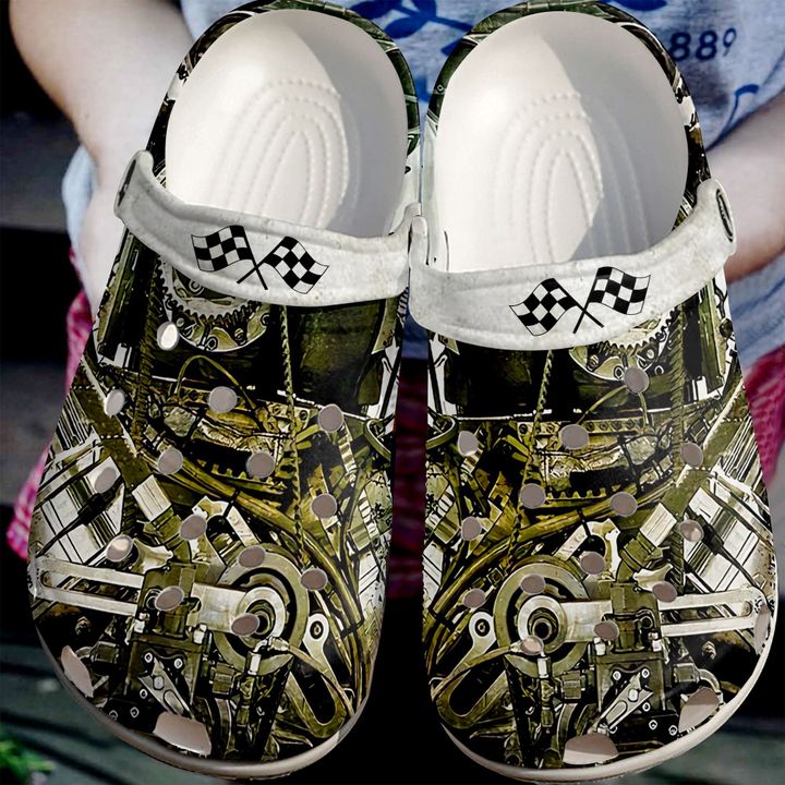 Drag Racing Power Crocs Clog Shoes 5 Drag Racing Power Crocs Clog Shoes