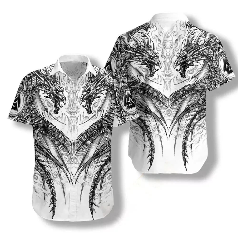 Dragon 3d Hawaiian shirts