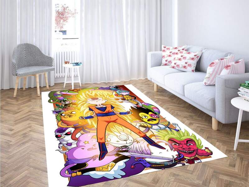 Dragon Ball Adventure Time Carpet Rug 1 Dragon Ball Adventure Time Carpet Rug