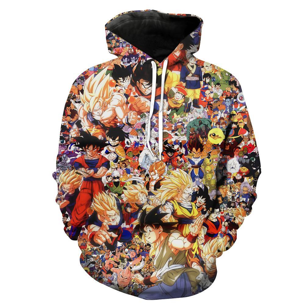 Dragon Ball All Characters Dbz Ands Hoodie 3D 2 Dragon Ball All Characters Dbz Ands Hoodie 3D