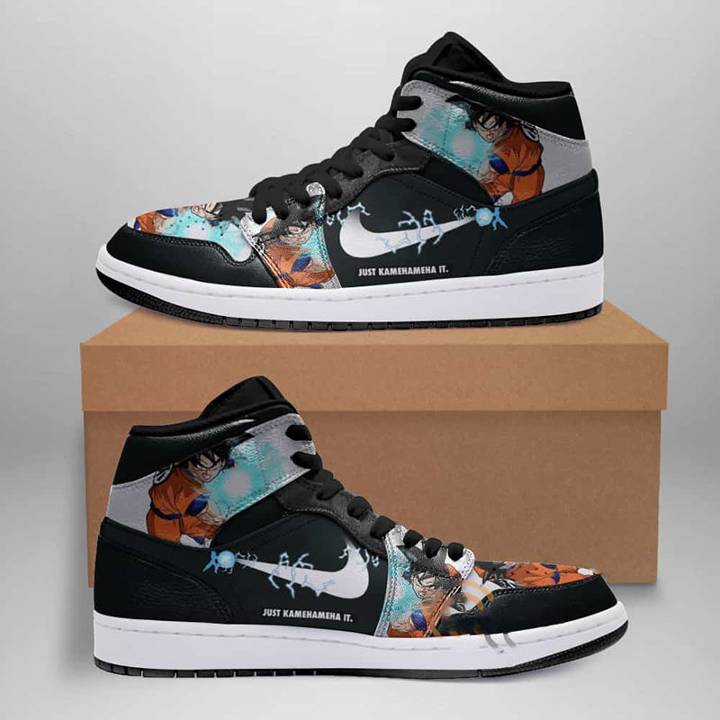 Dragon Ball Goku Just Kamehameha Custom Air Jordan Shoes