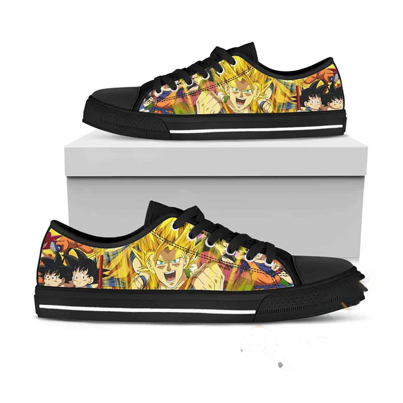 Dragon Ball Characters Low Top Shoes