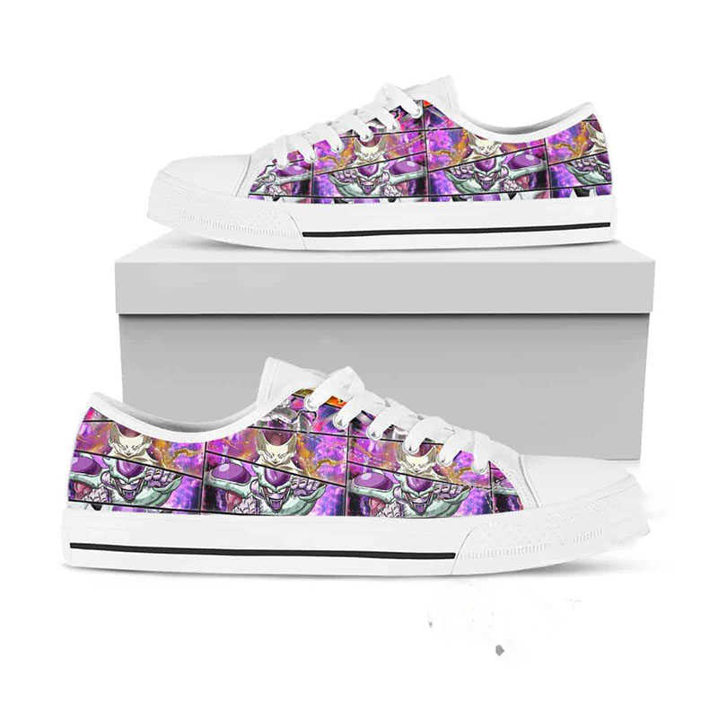 Dragon Ball Purple Seamless Pattern Low Top Shoes