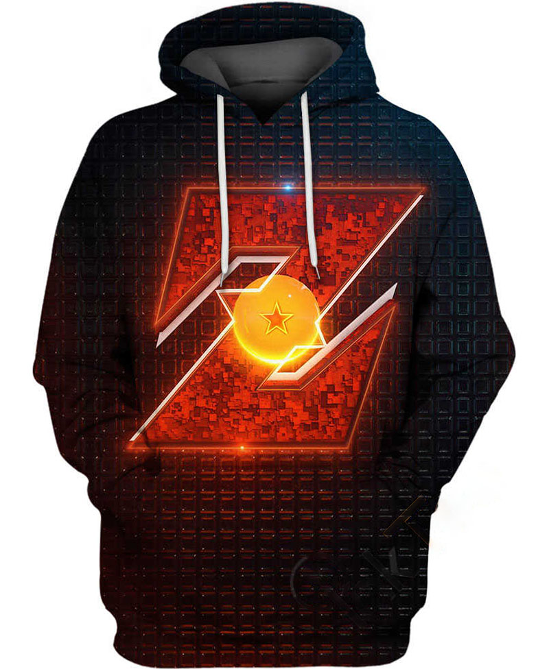Dragon Ball Power Hoodie 3D 2 Dragon Ball Power Hoodie 3D
