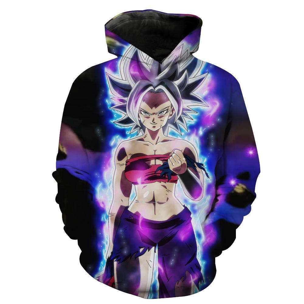 Dragon Ball Super Caulifla Ultra Instinct Caulifla Hoodie 3D