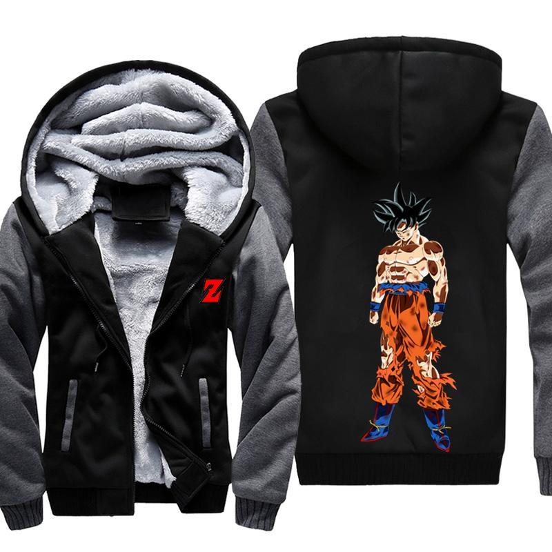 Dragon Ball Super Ultra Instinct Goku Jacket Goku Fleece Jackets Hoodie 3D