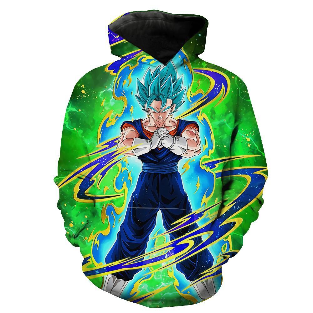 Dragon Ball Super Vegito Blue Hoodie 3D