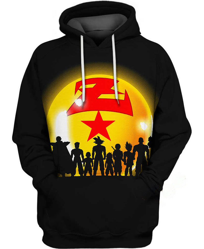 Dragon Ball Warriors Hoodie 3D 2 Dragon Ball Warriors Hoodie 3D