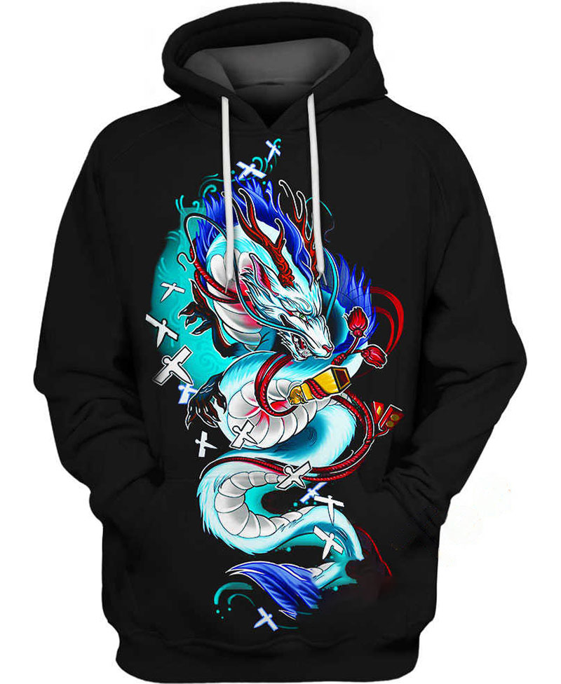 Dragon Haku Hoodie 3D