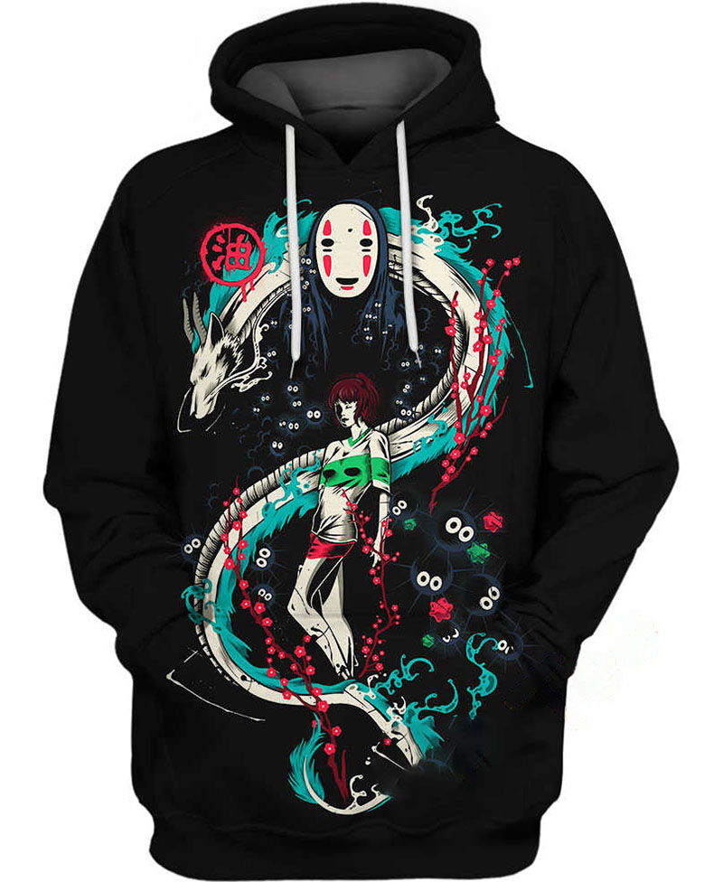 Dragon Haku Graffiti Hoodie 3D