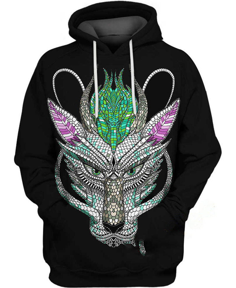 Dragon Haku Spirited Away Hoodie 3D