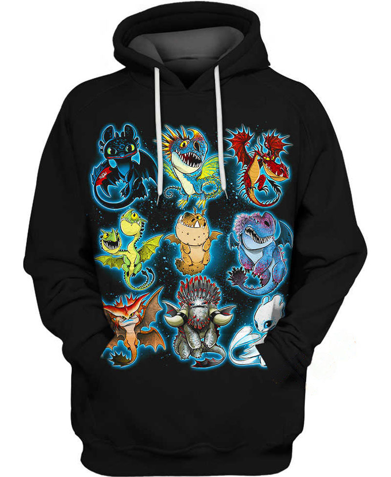 Dragon Kawaii Hoodie 3D 12 Dragon Kawaii Hoodie 3D