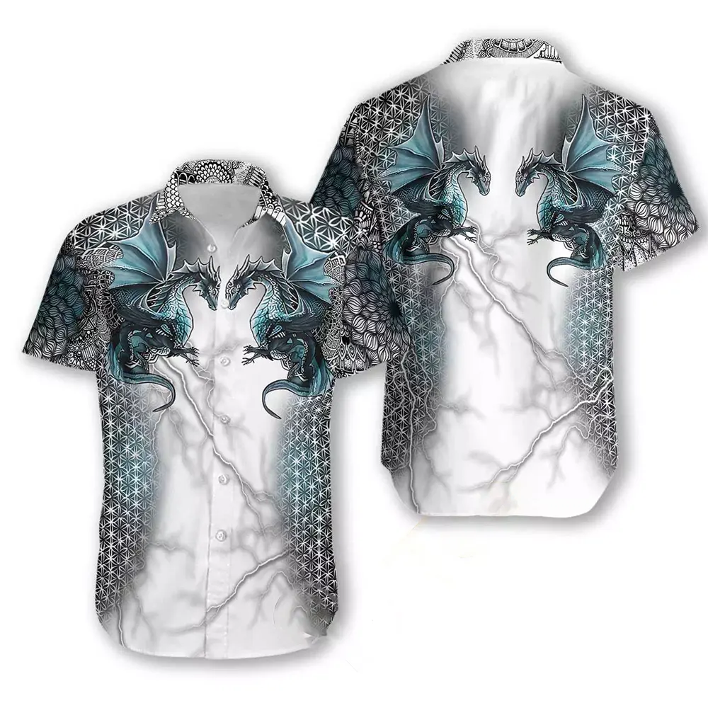Dragon Tattoo 3d Hawaiian shirts 5 Dragon Tattoo 3d Hawaiian shirts
