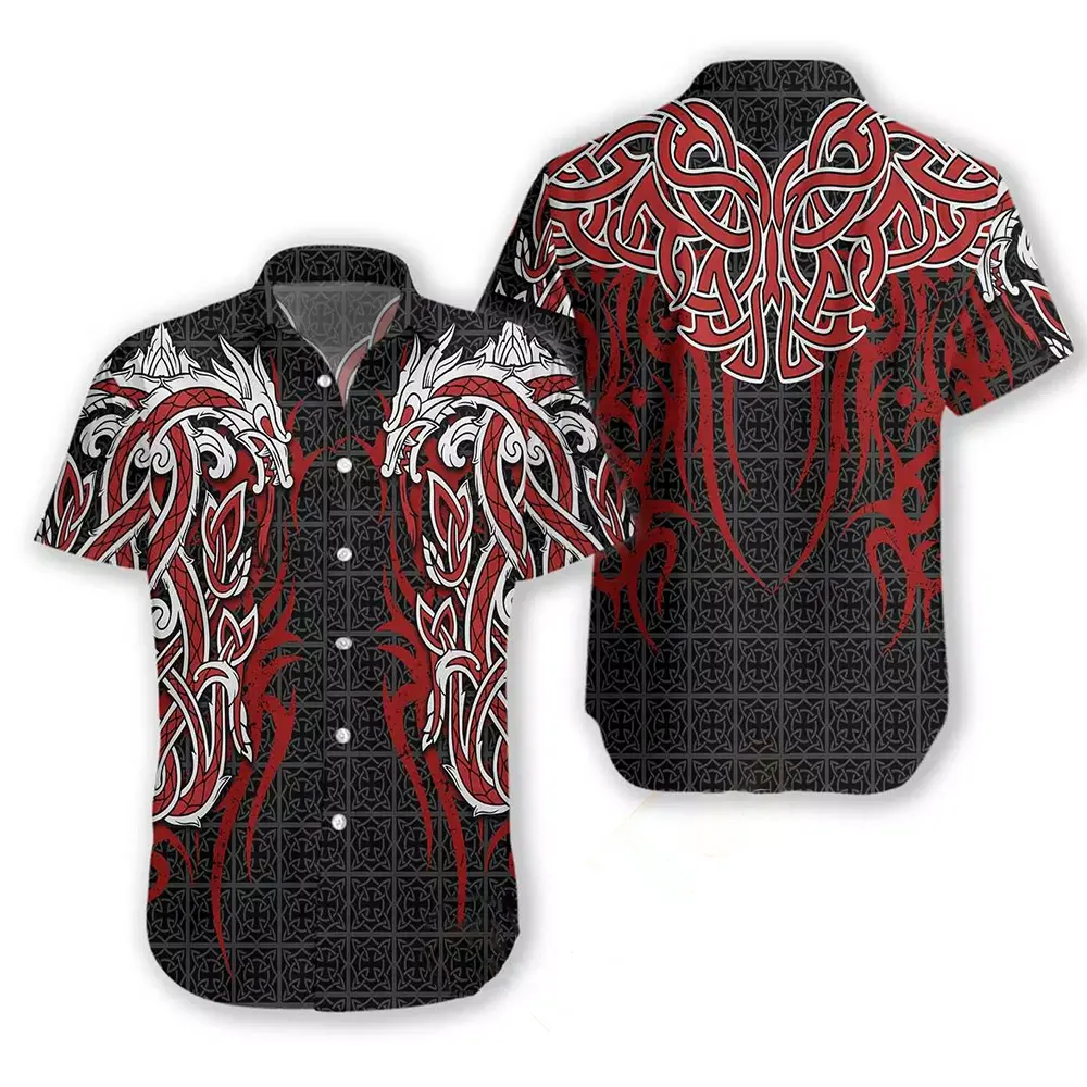 Dragon Tattoo Art Hawaiian shirts