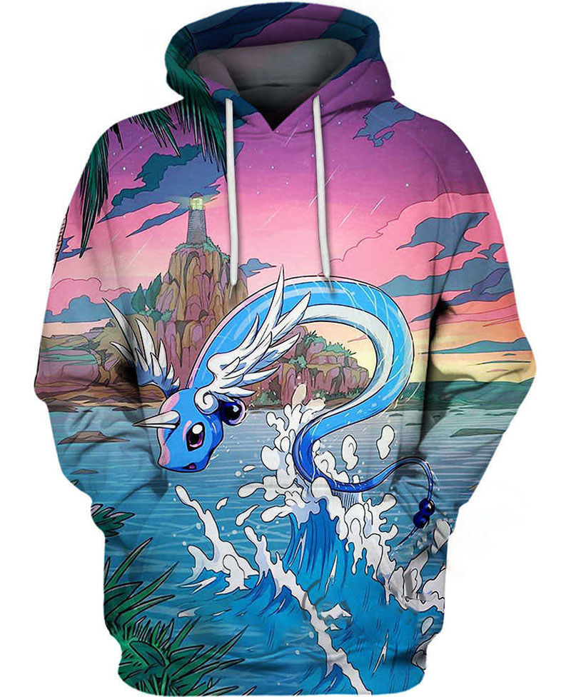 Dragonair On The Water Hoodie 3D 5 Dragonair On The Water Hoodie 3D