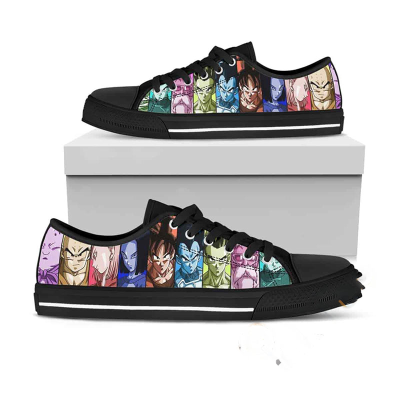 Dragonball Main Character Low Top Shoes