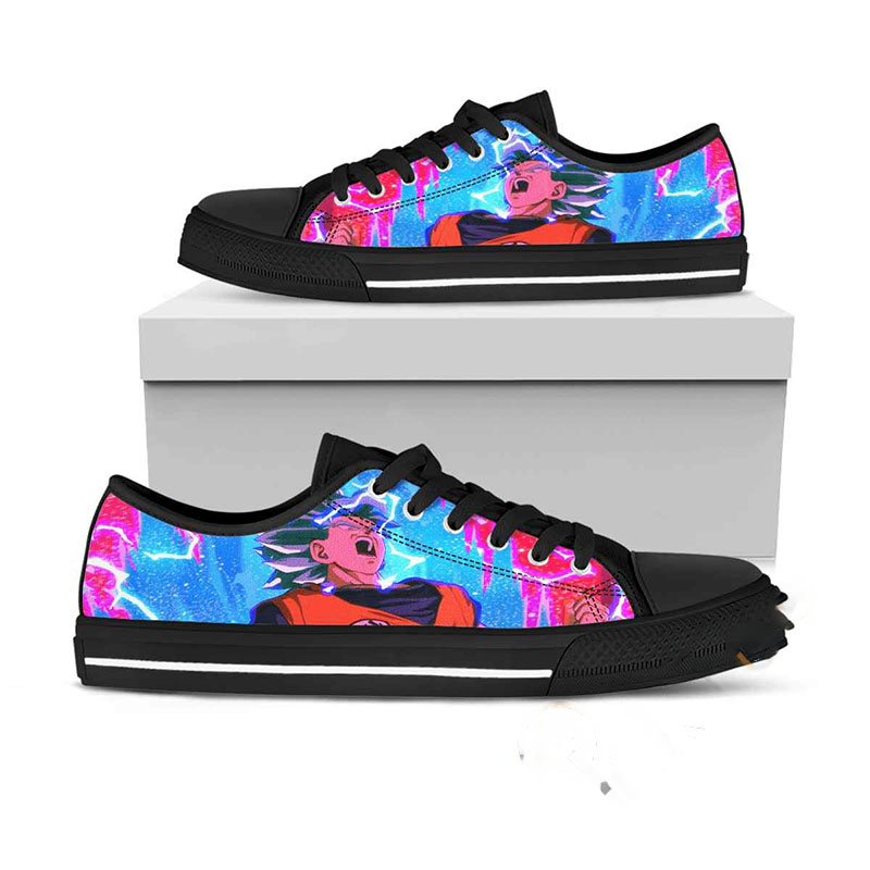 Vibrant Colors Dragon Ball Low Top Shoes