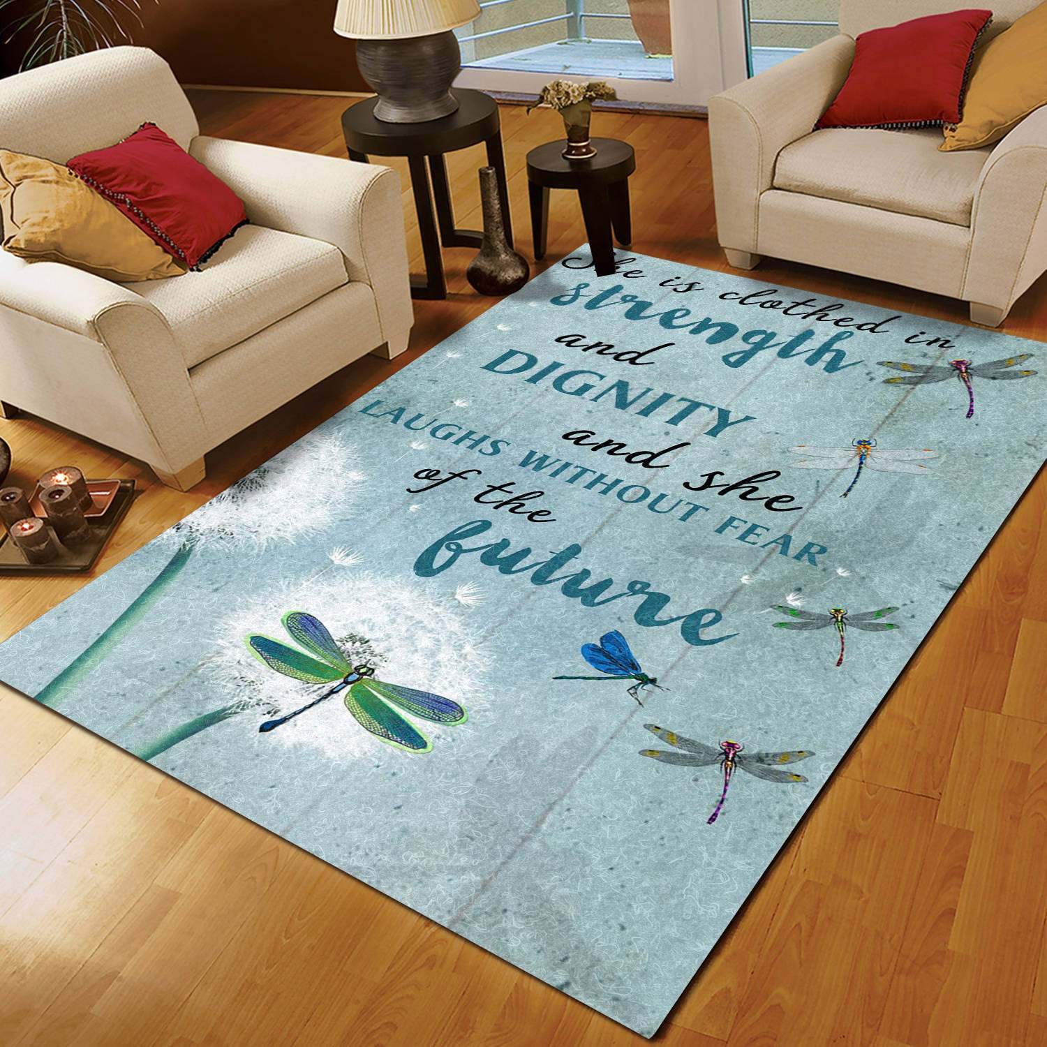 Dragonfly Dandelion Limited Edition Rug 6 Dragonfly Dandelion Limited Edition Rug