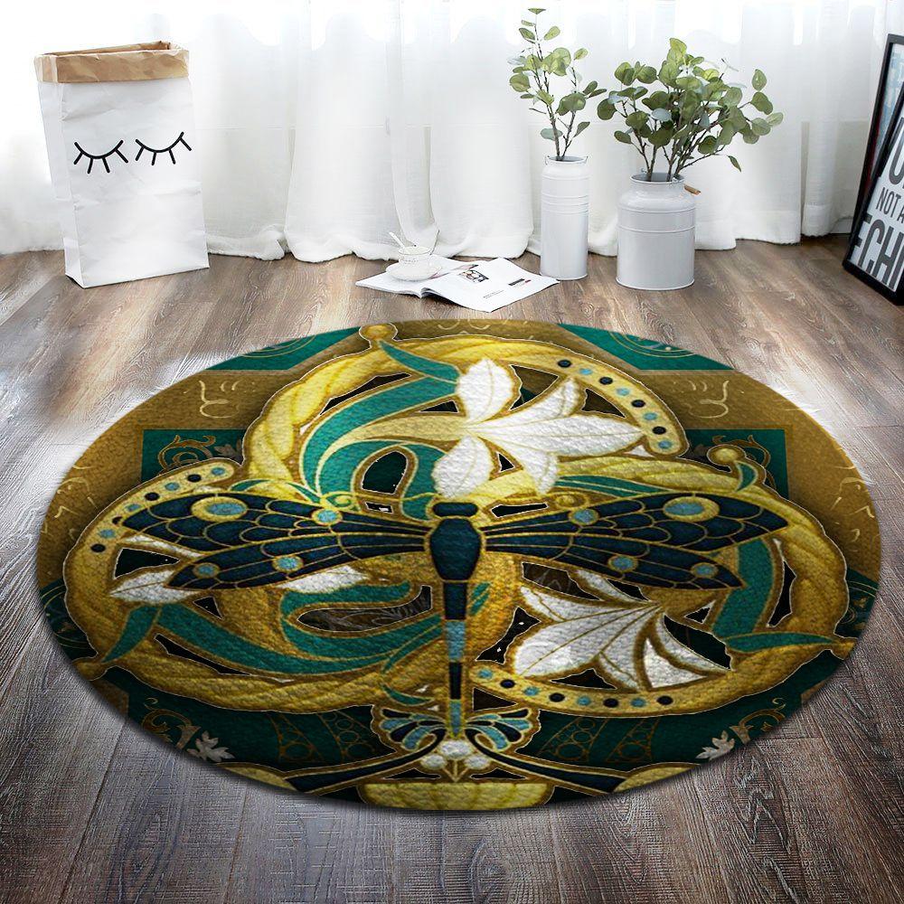 Dragonfly Limited Edition Round Rug