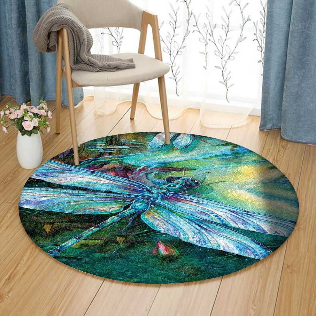 Dragonfly Limited Edition Round Rug 1 Dragonfly Limited Edition Round Rug
