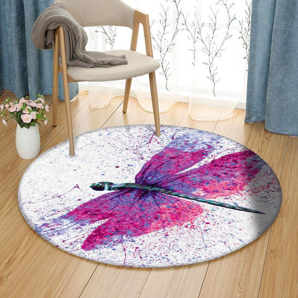 Dragonfly Limited Edition Round Rug 3 Dragonfly Limited Edition Round Rug