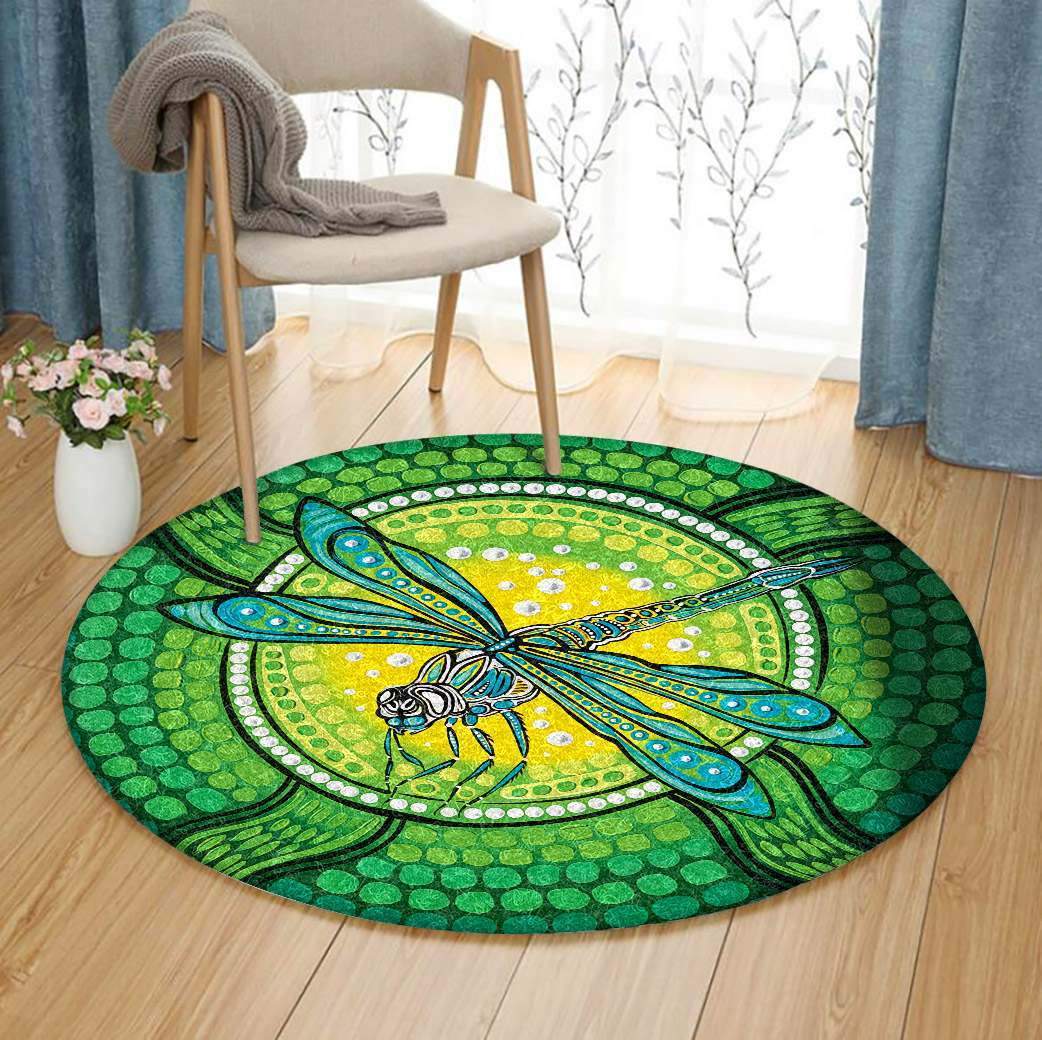 Dragonfly Limited Edition Round Rug 1 Dragonfly Limited Edition Round Rug