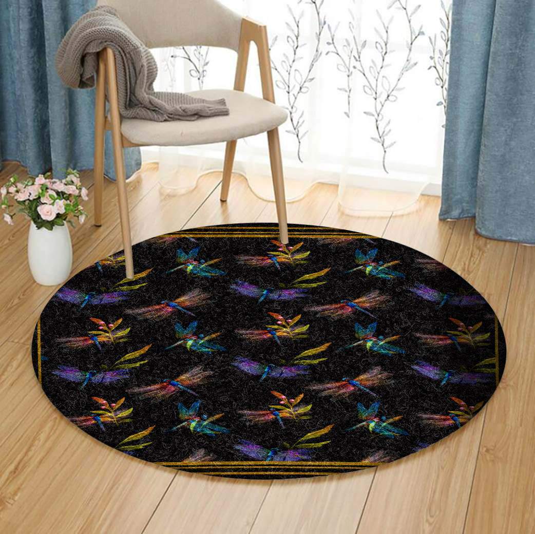 Dragonfly Limited Edition Round Rug