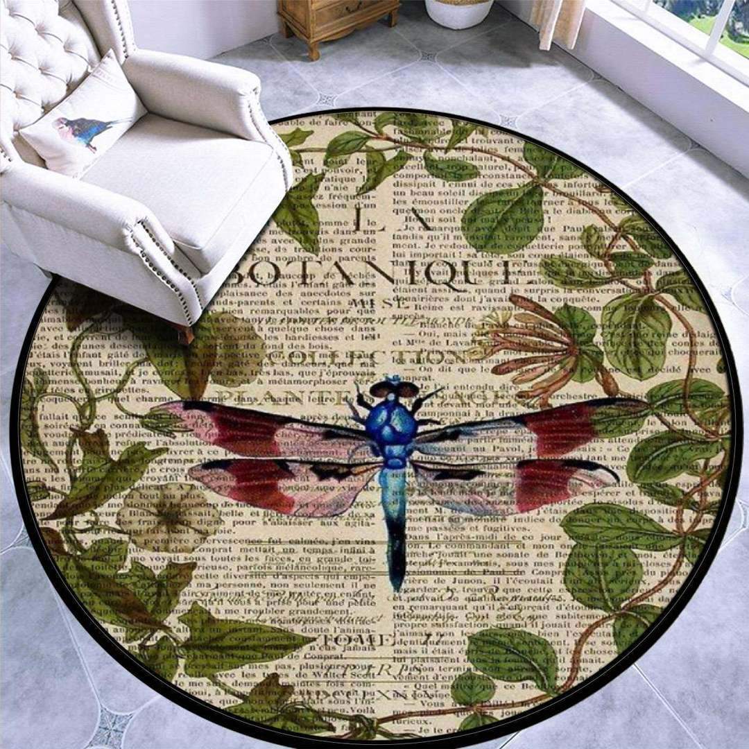 Dragonfly Limited Edition Round Rug 5 Dragonfly Limited Edition Round Rug
